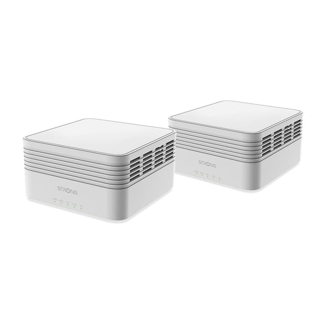 Strong MESHKITAX3000 sistema Wi-Fi Mesh Dual-band (2.4 GHz/5 GHz) Wi-Fi 6 (802.11ax) Bianco 2 Interno