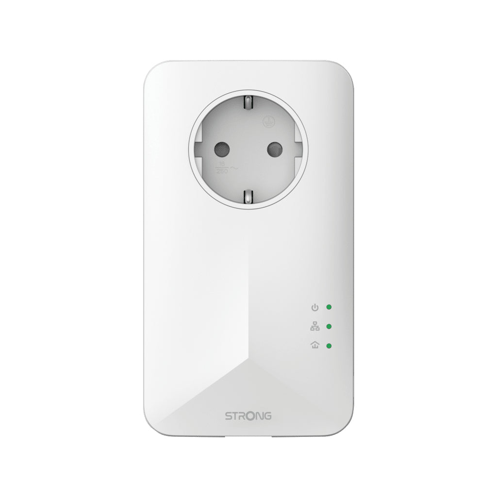 Strong POWERL1000DUOWIFIEUV2 1000 Mbit/s Collegamento ethernet LAN Wi-Fi Bianco 2 pz