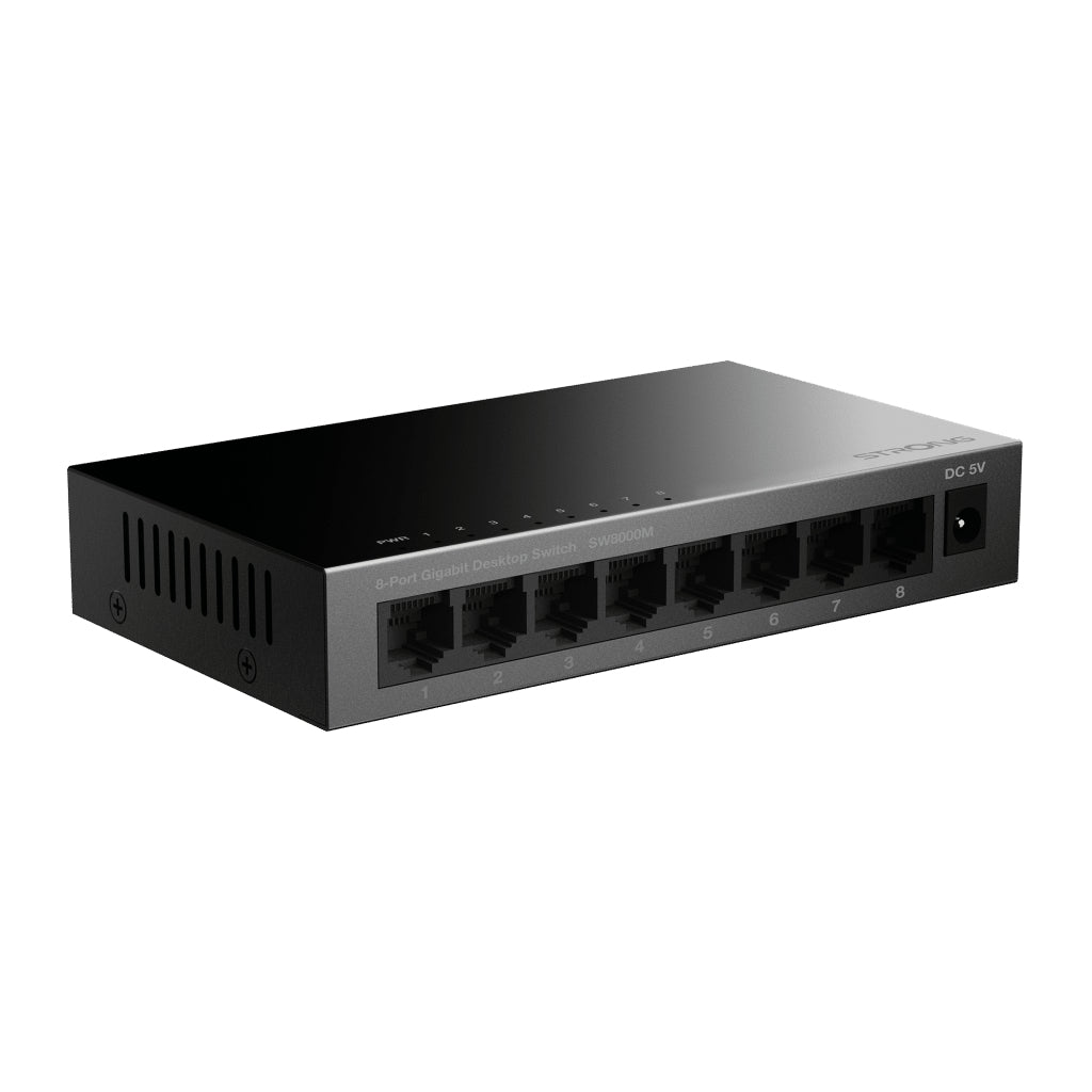Strong SW8000M switch di rete Gigabit Ethernet (10/100/1000) Nero