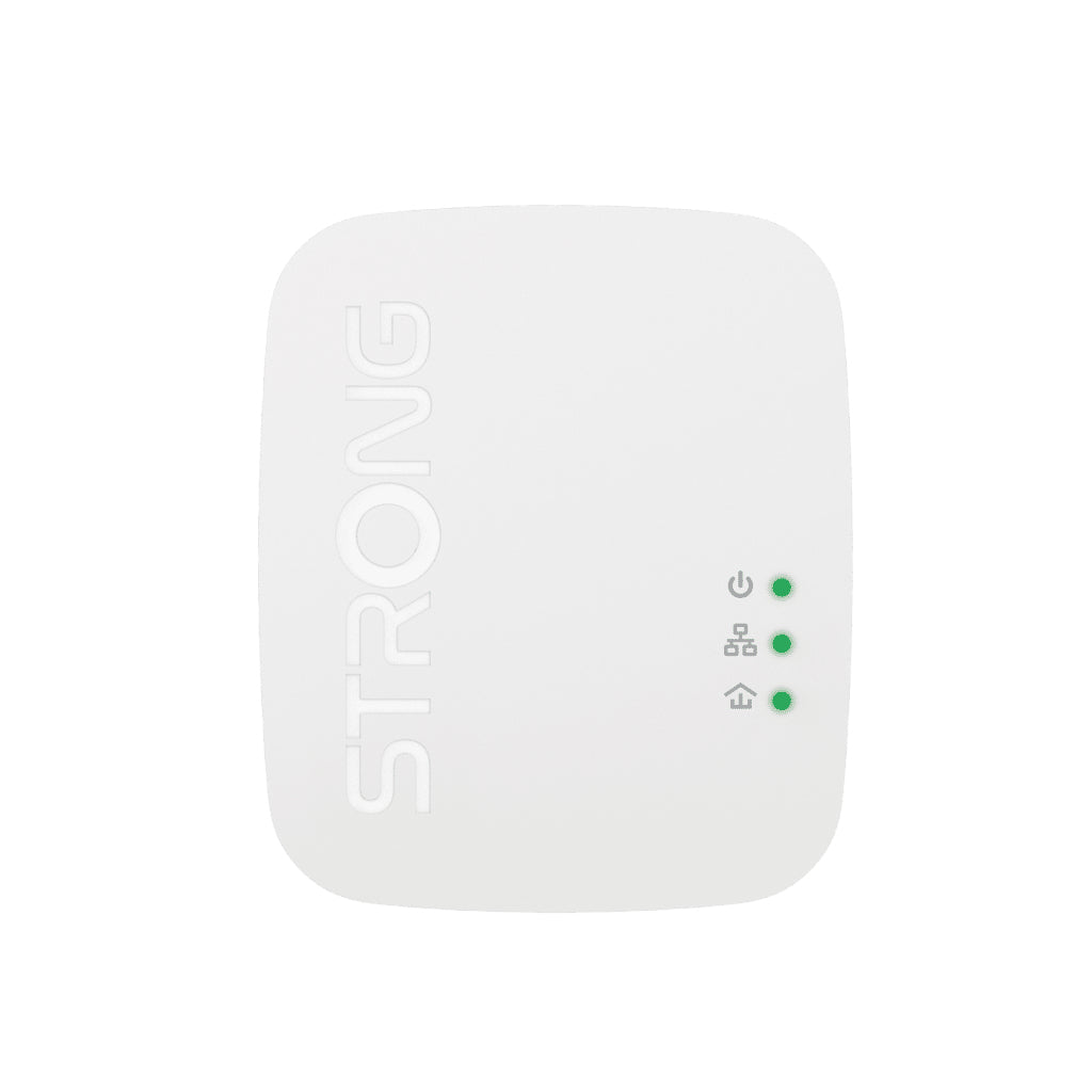 Strong POWERLWF600DUOMINI adattatore di rete PowerLine 600 Mbit/s Collegamento ethernet LAN Wi-Fi Bianco 2 pz