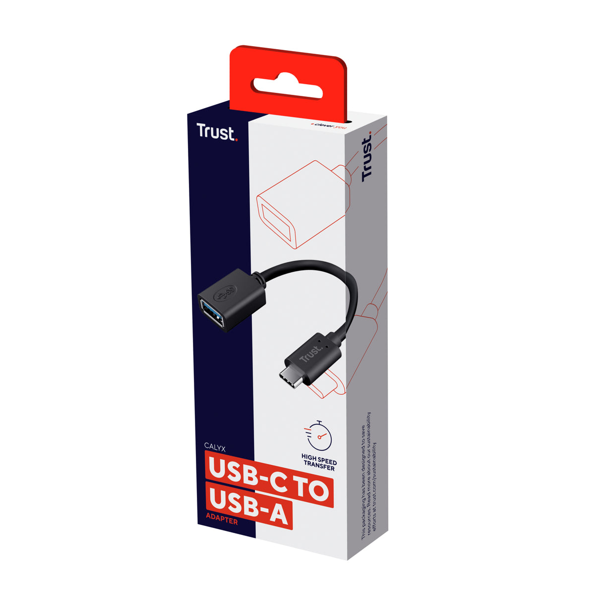 Trust 20967 cavo USB 0,09 m USB C USB A Nero