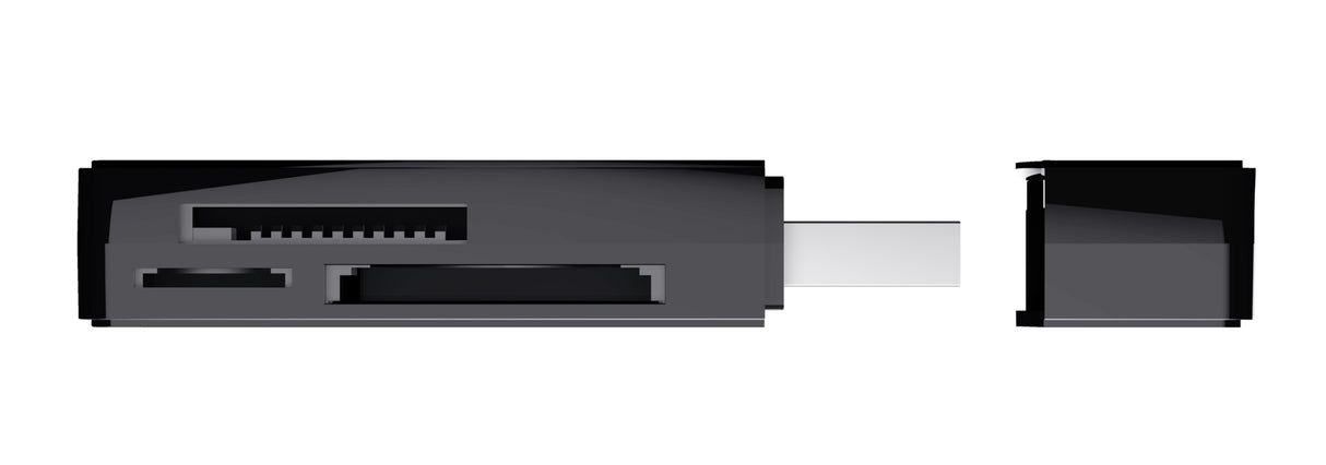 Trust NANGA lettore di schede USB 3.2 Gen 1 (3.1 Gen 1) Type-A Nero