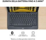 Logitech Universal Folio cover con tsatiere per tablet (universale 9/10")