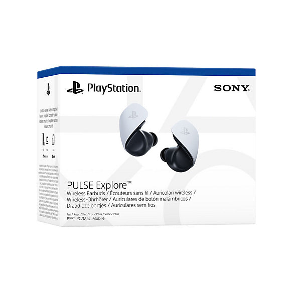 Sony PULSE Explore Auricolare True Wireless Stereo (TWS) In-ear Gaming Bluetooth Nero, Bianco