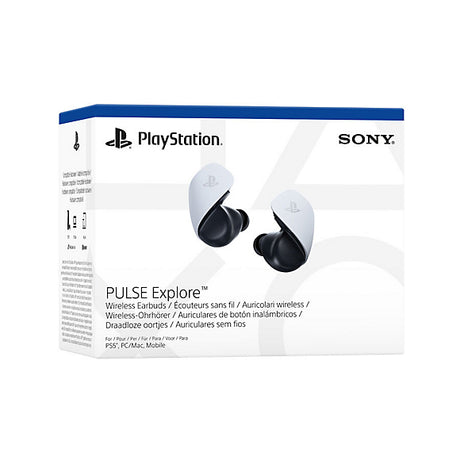 Sony PULSE Explore Auricolare True Wireless Stereo (TWS) In-ear Gaming Bluetooth Nero, Bianco