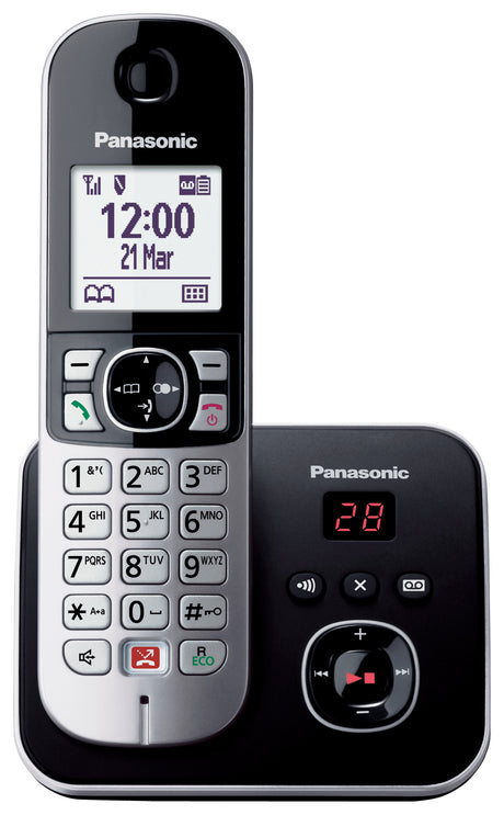 Panasonic Telefono cordless digitale con segreteria telefonica KX-TG6861