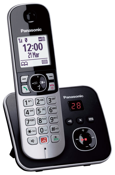 Panasonic Telefono cordless digitale con segreteria telefonica KX-TG6861