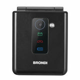 Brondi Flipper 6,1 cm (2.4") Nero Telefono cellulare basico