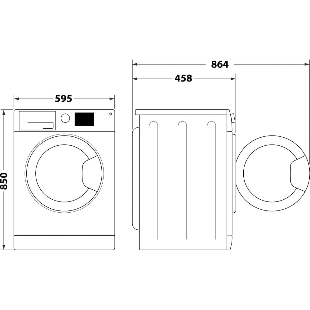 Hotpoint Ariston Lavatrice a libera installazione RSSF 624 W IT N