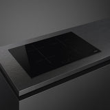 Smeg Universal SI1B2742D piano cottura Nero Da incasso 75 cm Piano cottura a induzione 4 Fornello(i)
