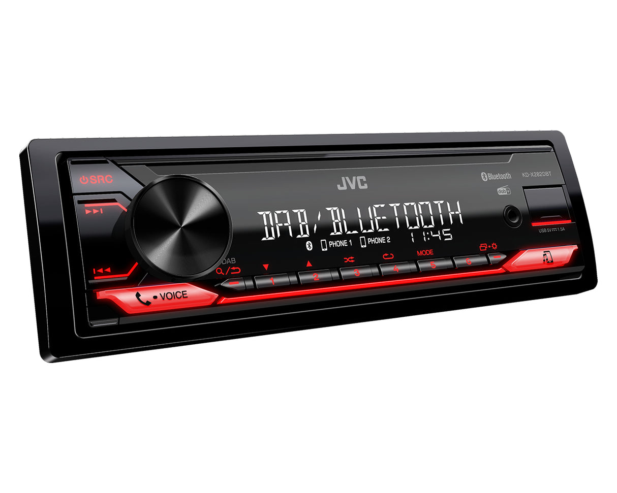JVC KD-X282DBT Ricevitore multimediale per auto Nero 200 W Bluetooth