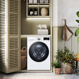 LG F0P3020TSWC Lavatrice capacità XL 20kg AI DD™ Serie P3, Classe B, 1000 giri, TurboWash 360, Vapore, Wi-Fi, White