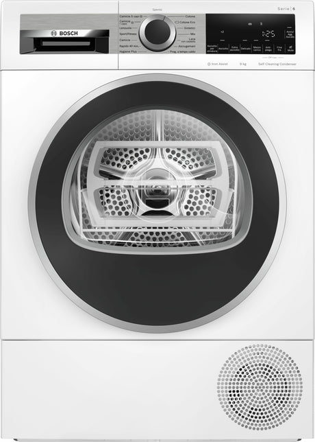 Bosch Serie 6 WQG245C0IT Asciugatrice a pompa di calore 9 kg Bianco