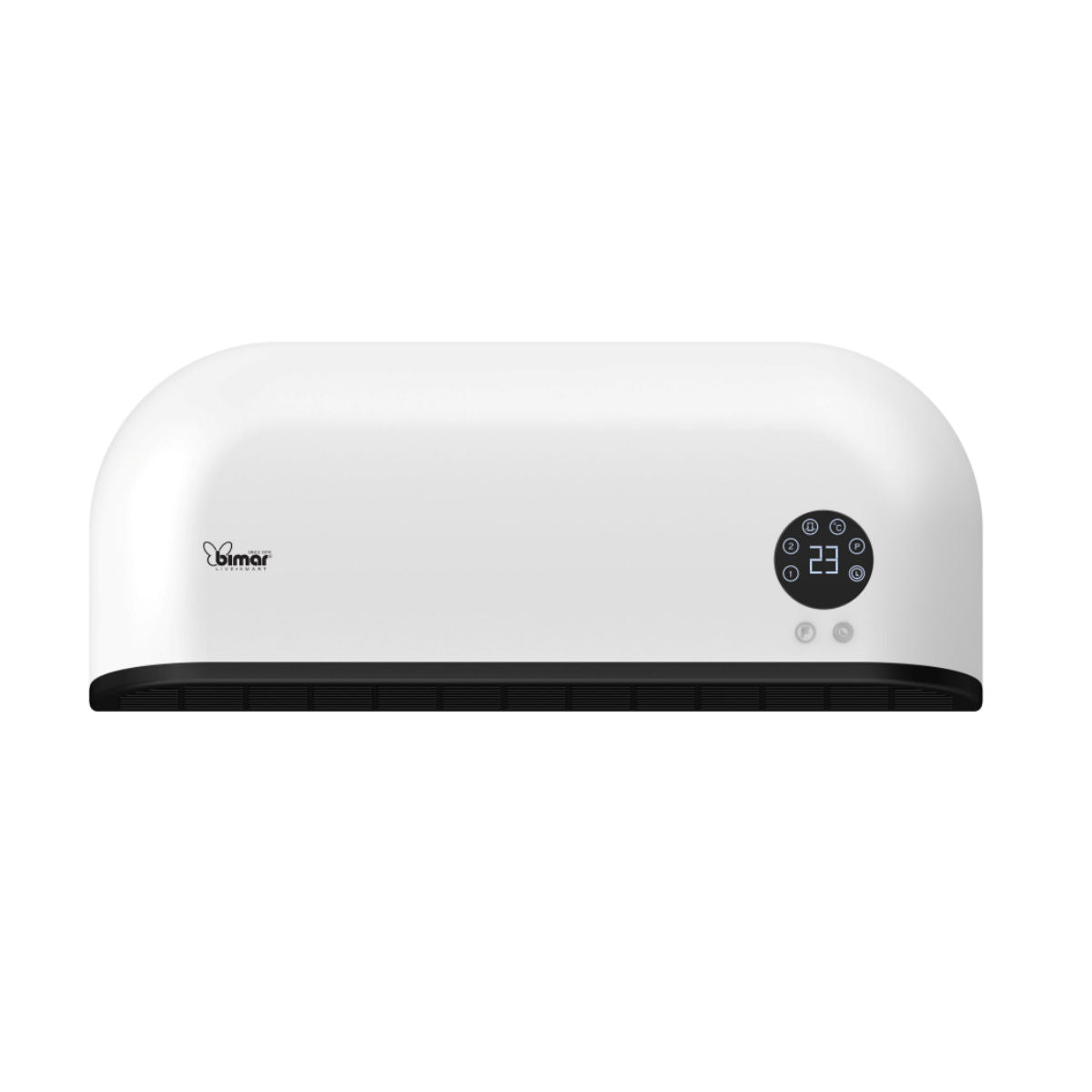 Bimar HP093 stufetta elettrica Interno Nero, Bianco 2000 W Riscaldatore ambiente elettrico con ventilatore