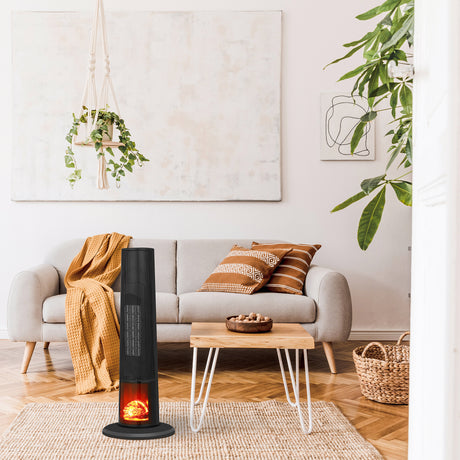 Ardes AR4P22FP stufetta elettrica Interno Nero 2000 W Riscaldatore ambiente elettrico con ventilatore