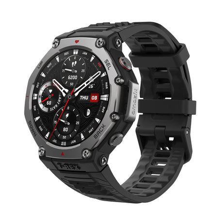 Amazfit T-Rex 3 3,81 cm (1.5") AMOLED 48.5 mm Digitale 480 x 480 Pixel Touch screen Nero Wi-Fi GPS (satellitare)