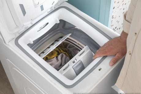 Candy ProWash 500, Lavatrice Carica dall'alto 8 KG, Classe A, 1200 giri, Bianco, Inverter, Wi-Fi, Smart Wash, TCA284TM5-S