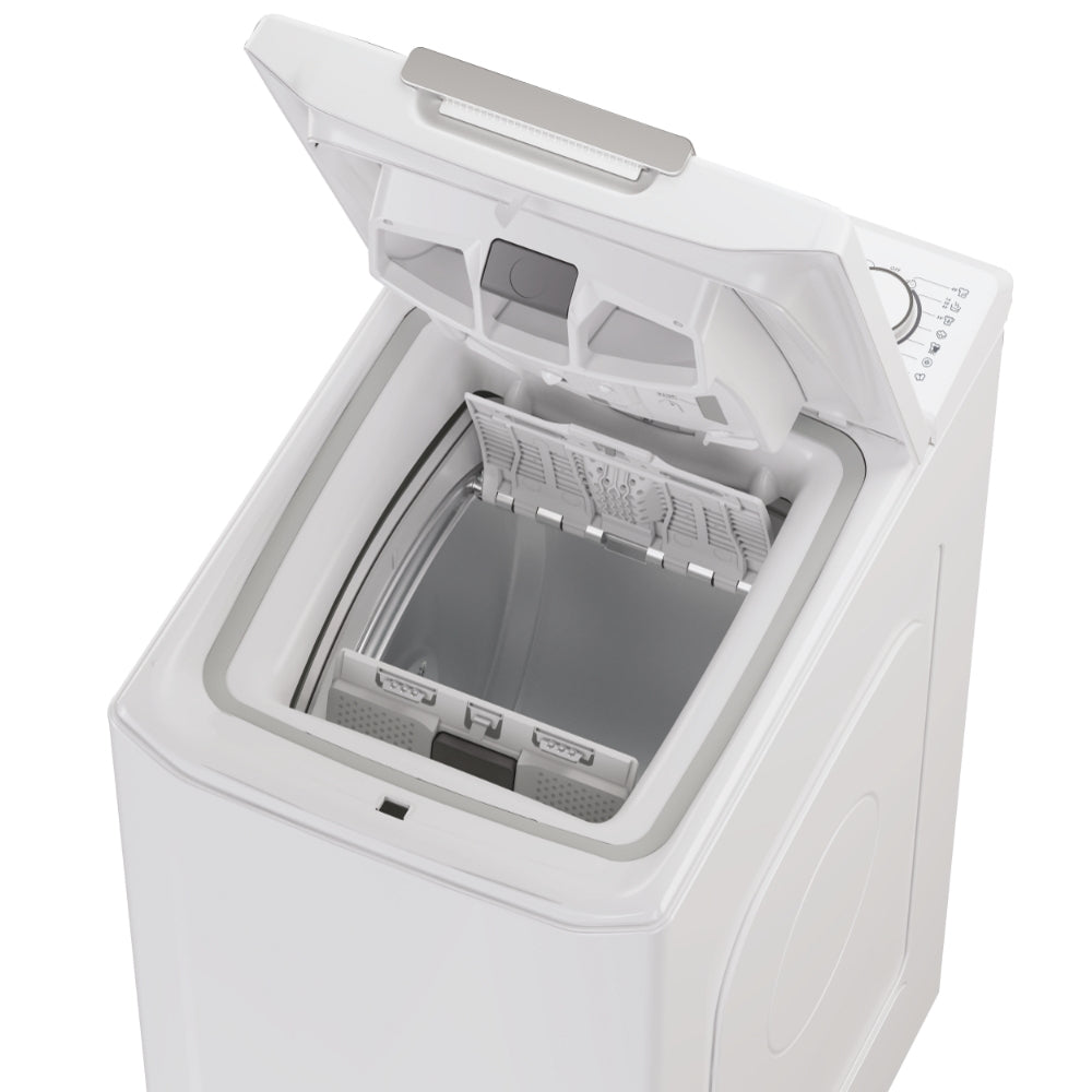 Candy ProWash 500, Lavatrice Carica dall'alto 8 KG, Classe A, 1200 giri, Bianco, Inverter, Wi-Fi, Smart Wash, TCA284TM5-S