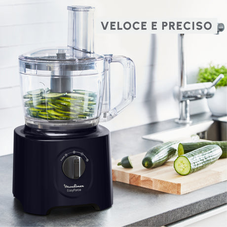 Moulinex Easy Force, Robot da Cucina, 4 Accessori, 15 Funzioni