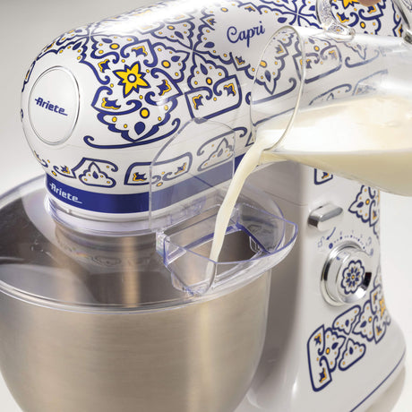 Ariete 1588 Impastatrice Capri, Planetaria, 7 velocità, 2400 Watt, 5,5 litri, Tazza Acciaio Inox