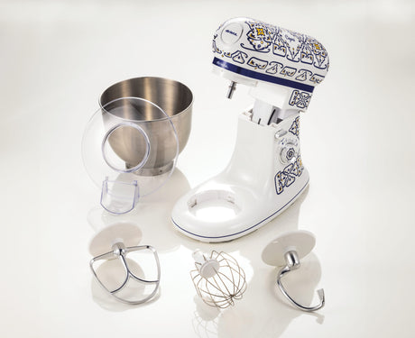 Ariete 1588 Impastatrice Capri, Planetaria, 7 velocità, 2400 Watt, 5,5 litri, Tazza Acciaio Inox