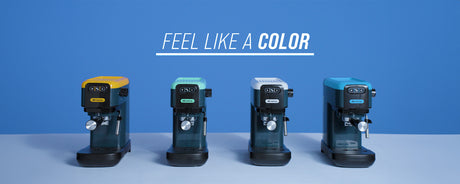 Ariete 1399 Macchina da caffè espresso Mango Yellow, Per polvere e cialde ESE, 1300 W, Capacità 1,1L, 15 bar di pressione, Filtro 1, 2 tazze e cialda ESE, Cappuccino, Giallo