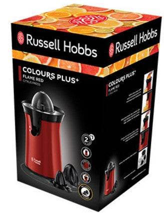 Russell Hobbs Colour Plus+ spremiagrumi elettrico 60 W Nero, Rosso