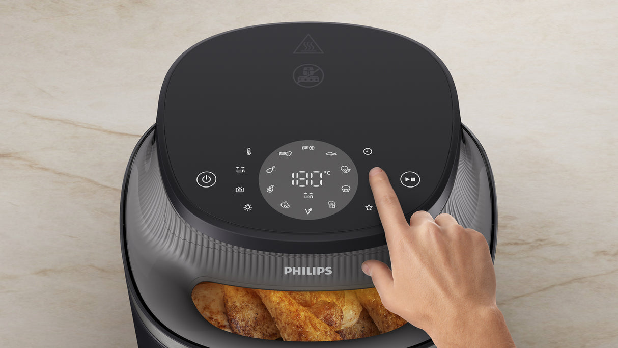 Philips Serie 3000 NA332/00 Airfryer 6.2 L, Friggitrice ad aria 16 in 1, App ricettario