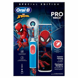 Oral-B Vitality Pro Kids Spiderman Bambino Spazzolino rotante-oscillante Blu, Rosso