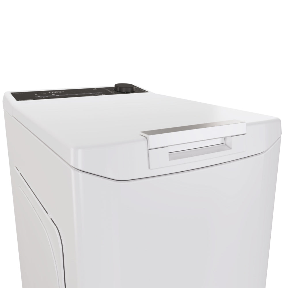 Haier T Series 7, Lavatrice Carica dall'alto 7 KG, Classe A, 1400 giri, Bianco, Inverter, Vapore, THASN476TM5-S