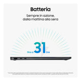 Samsung Galaxy Book5 360 Copilot+ PC Intel Core Ultra 5 226V Ibrido (2 in 1) 39,6 cm (15.6") Touch screen Full HD 16 GB LPDDR5x-SDRAM 512 GB SSD Wi-Fi 7 (802.11be) Windows 11 Home Grigio