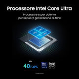 Samsung Galaxy Book5 360 Copilot+ PC Intel Core Ultra 5 226V Ibrido (2 in 1) 39,6 cm (15.6") Touch screen Full HD 16 GB LPDDR5x-SDRAM 512 GB SSD Wi-Fi 7 (802.11be) Windows 11 Home Grigio
