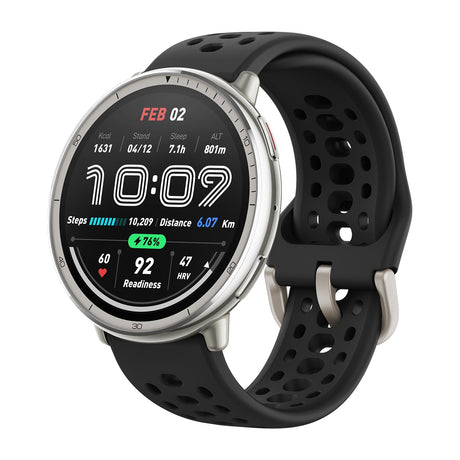 Amazfit Active 2 Round smartwatch e orologio sportivo display AMOLED 5 sistemi satellitari & mappe offline BioTracker™ 6.0 PPG per dati precisi su salute e fitness