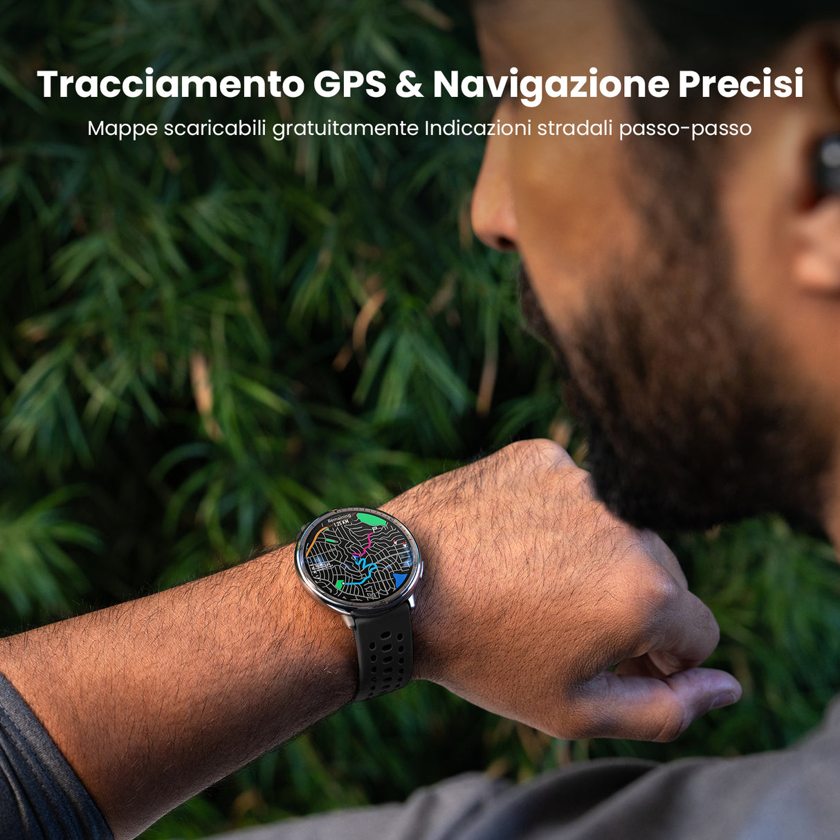 Amazfit Active 2 Round smartwatch e orologio sportivo display AMOLED 5 sistemi satellitari & mappe offline BioTracker™ 6.0 PPG per dati precisi su salute e fitness
