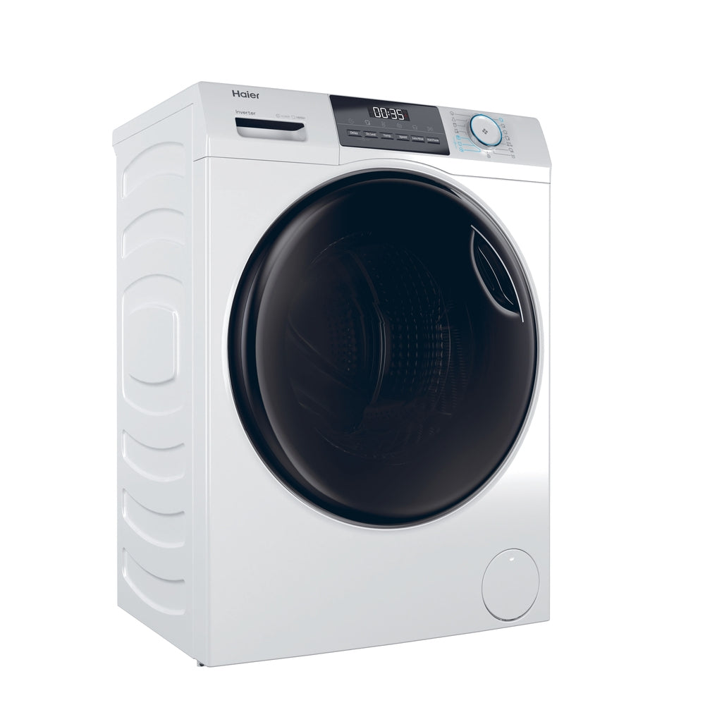 Haier Serie 1, Lavasciuga Slim 9+5 KG, 20% più efficente della classe A, 1400 giri, Bianco, Inverter, Refresh, HWD90-BP14929A-S