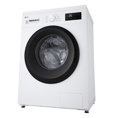 LG F4NA10S8NWK Lavatrice slim 8kg, Classe A, 1400 giri, Programma igiene con vapore, Top rimovibile, White