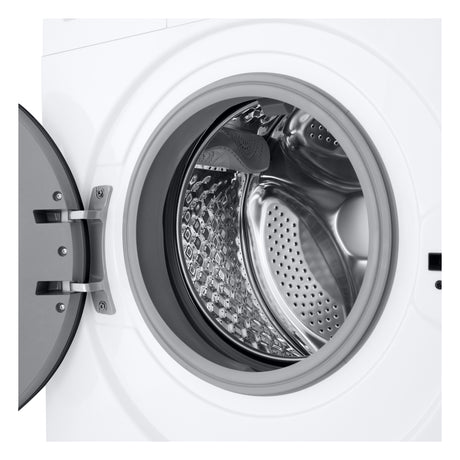 LG F4NA10S8NWK Lavatrice slim 8kg, Classe A, 1400 giri, Programma igiene con vapore, Top rimovibile, White