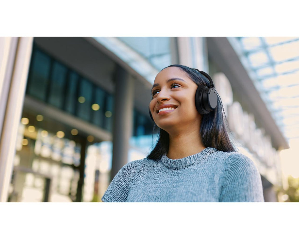 JVC Over Ear Noise Cancelling Auricolare Wireless A Padiglione Musica e Chiamate USB tipo-C Bluetooth Nero