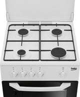 Beko CSG 42009 DW: Cucina a Gas, 50x50 cm