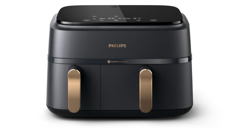 Philips Serie 3000 Airfryer doppio cestello, friggitrice ad aria da 9.0L, 12 metodi di cottura, App per ricette NA352/00