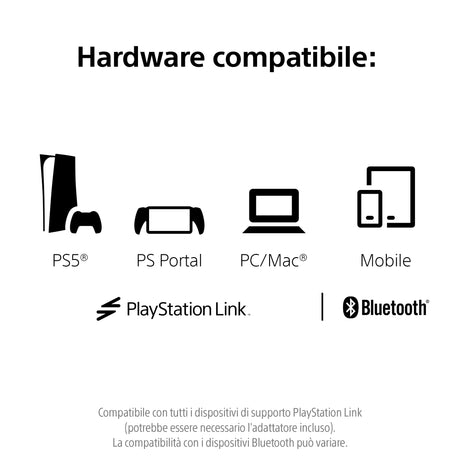 Sony Pulse Elite Auricolare Wireless A Padiglione Gaming Bluetooth Nero