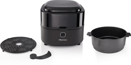 Hisense HAF1350DR Singolo 6,7 L Indipendente 1350 W Friggitrice ad aria calda Nero