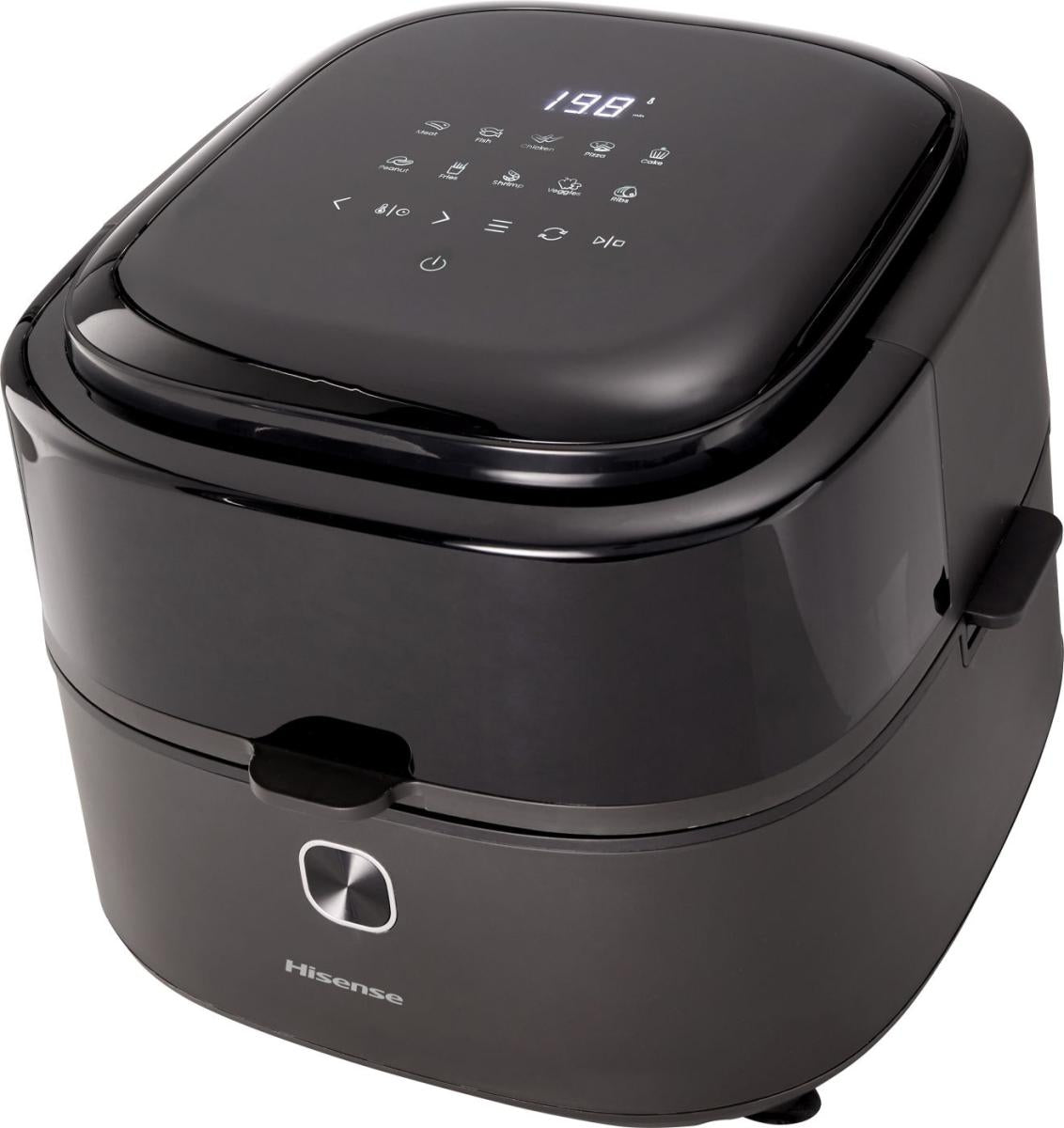Hisense HAF1350DR Singolo 6,7 L Indipendente 1350 W Friggitrice ad aria calda Nero