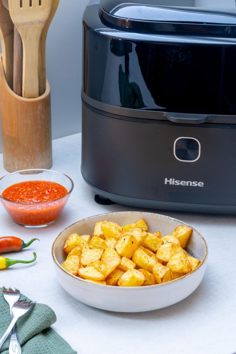 Hisense HAF1350DR Singolo 6,7 L Indipendente 1350 W Friggitrice ad aria calda Nero