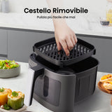 Hisense HAF1900D friggitrice Singolo 7 L 1800 W Friggitrice ad aria calda Nero