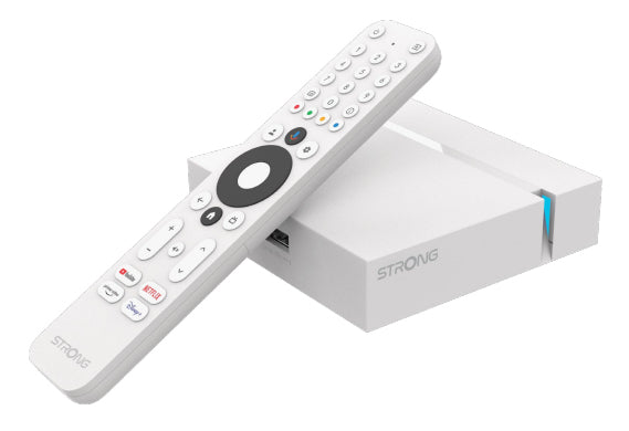 Strong LEAP-S3+V2 Smart TV box Bianco 4K Ultra HD 16 GB Wi-Fi Collegamento ethernet LAN