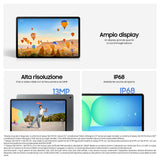 Samsung Galaxy Tab S10 FE+, Android Tablet, Display 13.1" LCD, Wifi, RAM 12GB, 256GB, 10.090 mAh, S Pen, Android 15, IP68, Gray