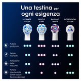 Oral-B Testine di Ricambio iO Series Ultimate Clean, testine rotonde di ricambio originali, con setole CrissCross per pulizia e rimozione della placca avanzate e in profondità, 2