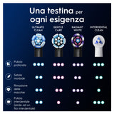 Oral-B Testine di Ricambio iO Series Ultimate Clean Black, testine rotonde di ricambio originali, con setole CrissCross per pulizia e rimozione della placca avanzate e in profondità, 2