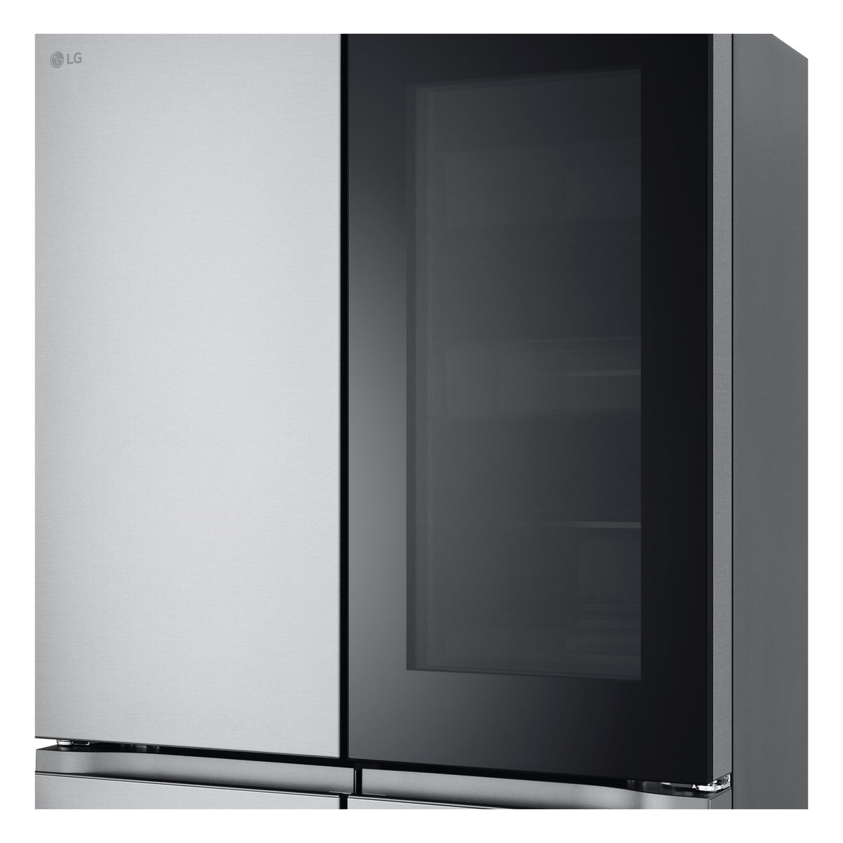 LG InstaView GMV960MBDE Frigorifero Multidoor, Classe E, 666L, Wi-Fi, Selettore umidità, Total No frost, Metal Sorbet
